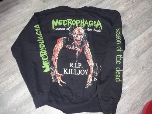 Necrophagia sweatshirt crew - sweatshirt,